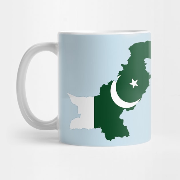 Pakistan Flag Map by Historia